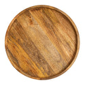 Sidebord træ rundt diameter på 40 eller 50cm. Sofabord stuebord Vancouver metalfødder mat sort
