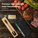 Gaminimo ir kepimo termometras - WIFI su kepimo APP - Kartotuvas užtikrina ilgą atstumą iki mobiliojo - Orkaitės, grilio ar keptuvės.