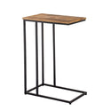 Odkládací stolek s kovovým rámem Toronto a dřevěnou deskou stolu