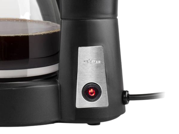 Coffee machine - Compact at only 550W - Volume 0.6 litres