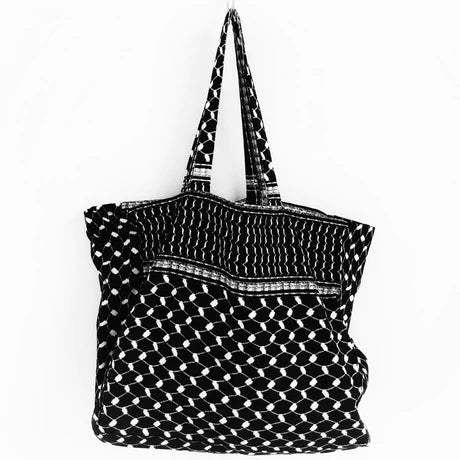 Rasteblanche stor strandtaske/taske til indkøb, pusletaske, strandtaske mv.