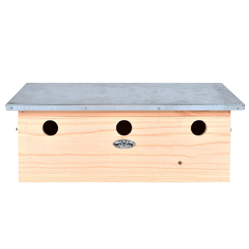 Inkilas / paukščių dėžė žvirbliams - modelis Sublokuotas namas