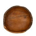 Zestaw do sałatek z drewna teakowego - składający się z miski ok. 30 cm średnicy i 10 cm wysokości oraz sztućce do sałatek
