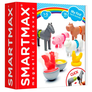 SmartMax - Primele mele animale de fermă - Jucărie cu magnet