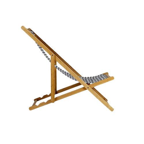Lauko kėdė – Paplūdimio kėdė iš bambuko ir drobės – Modelis Soho