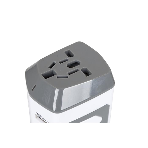 Tomada de viagem universal - adaptador USB para qualquer tomada