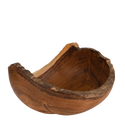 Mísa z teakového dřeva - cca. 30 cm v průměru a 10 cm na výšku - Salátová mísa, mísa na ovoce, dekorační mísa atd.