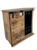 Rack de vinho w 72 h 80 cm armário de vinho casa bar armário de bar de vinho aparador califórnia madeira de manga natural